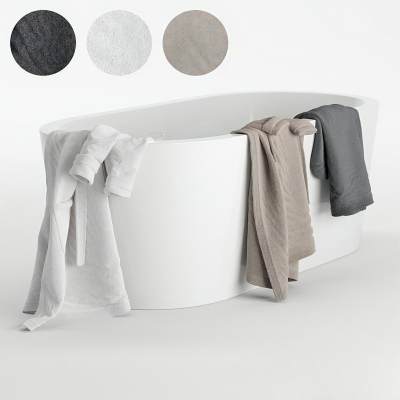 浴缸 毛巾 浴袍